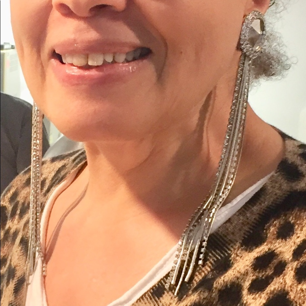 Erickson Beamon Goldtone Earrings - image 4